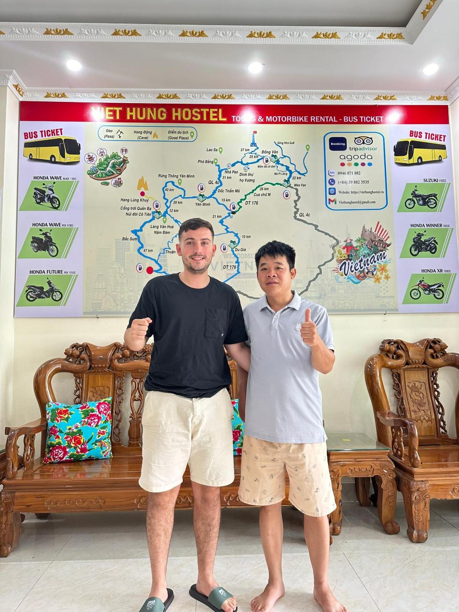 Viethung Hostel-Motorbikes For Rental - Tour Lang Lap 외부 사진